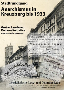 Stadtrundgang: Anarchismus in Berlin-Kreuzberg bis 1933
